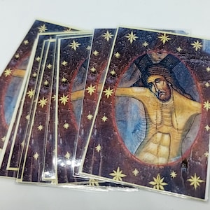 20 laminated printed Orthodox icon card/pocket size Greek Easter Orthodox icon prints/church school give away/cards blessing/church project
