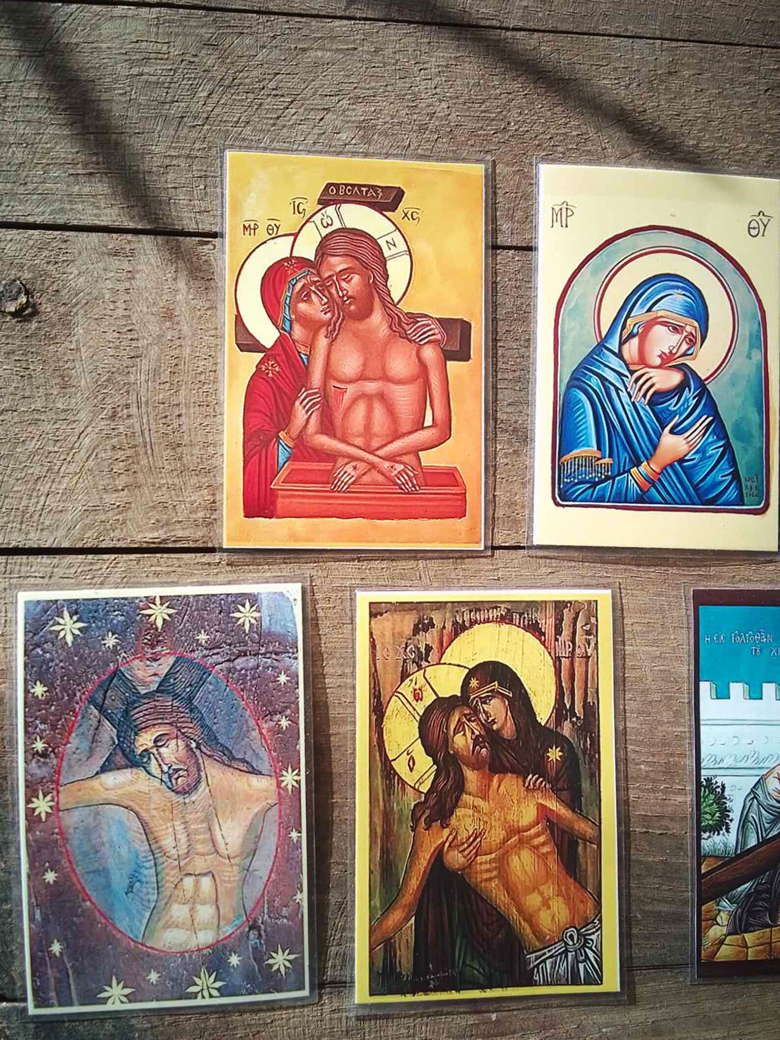 Orthodox Card Greek Orthodox Easter Icon Prints: Laminated Prayer Cards, Set of 20 - Etsy