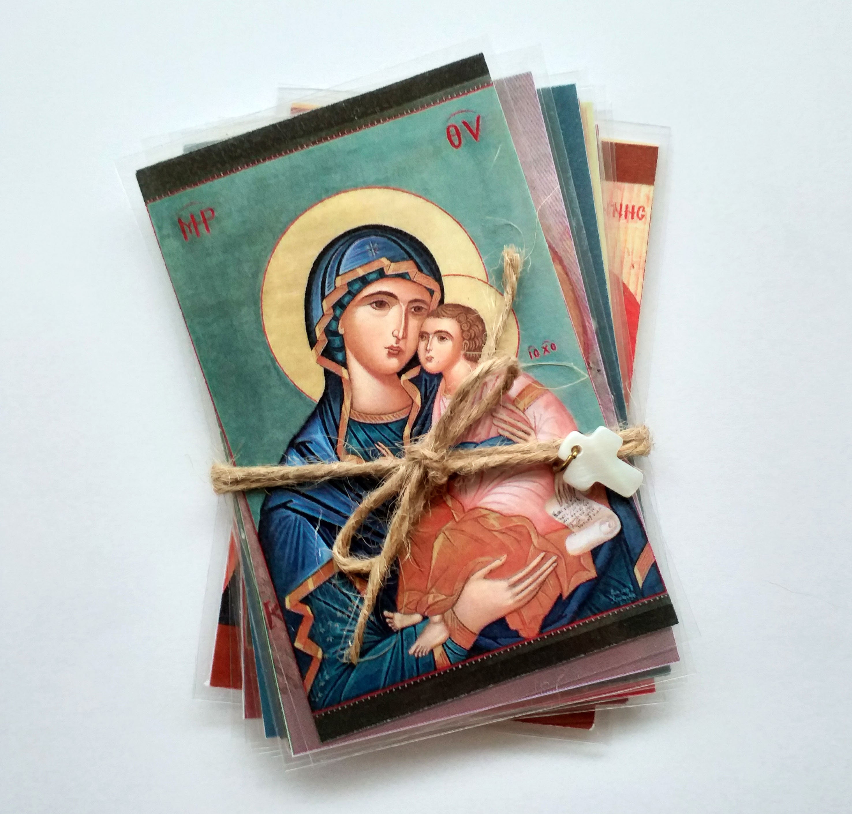 Orthodox Card Custom Laminated Orthodox Christian Memorial Card: Pocket Saint Card - Etsy