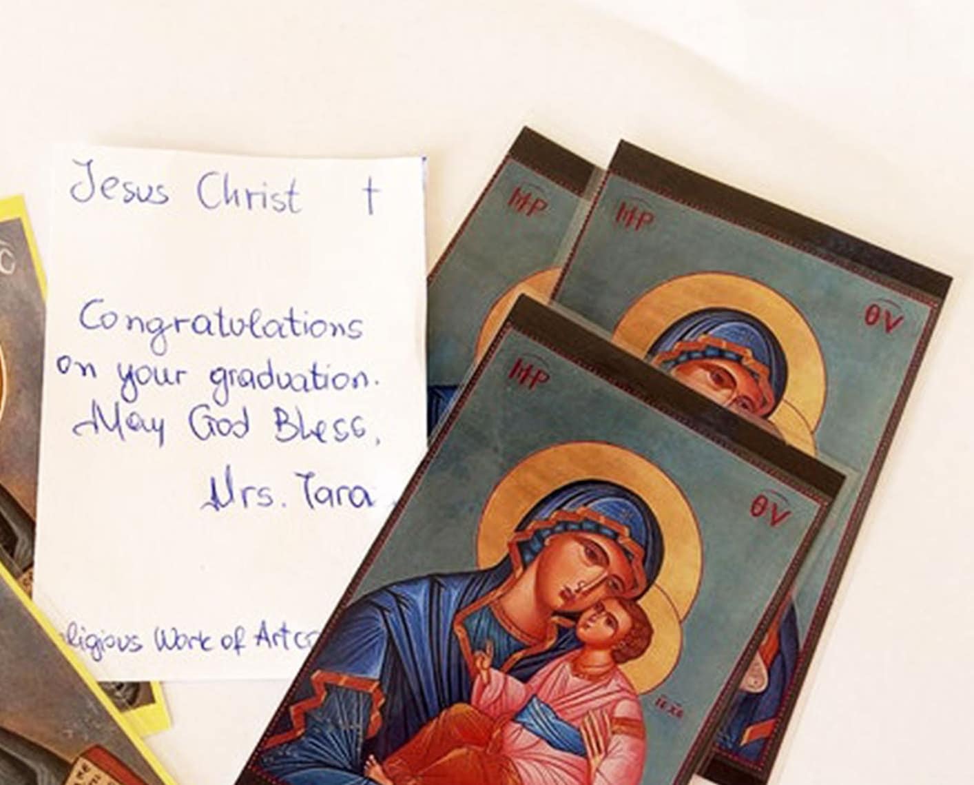 Orthodox Greek Laminated Icon Prayer Icon Cards 2 Sets of 10 Etsy