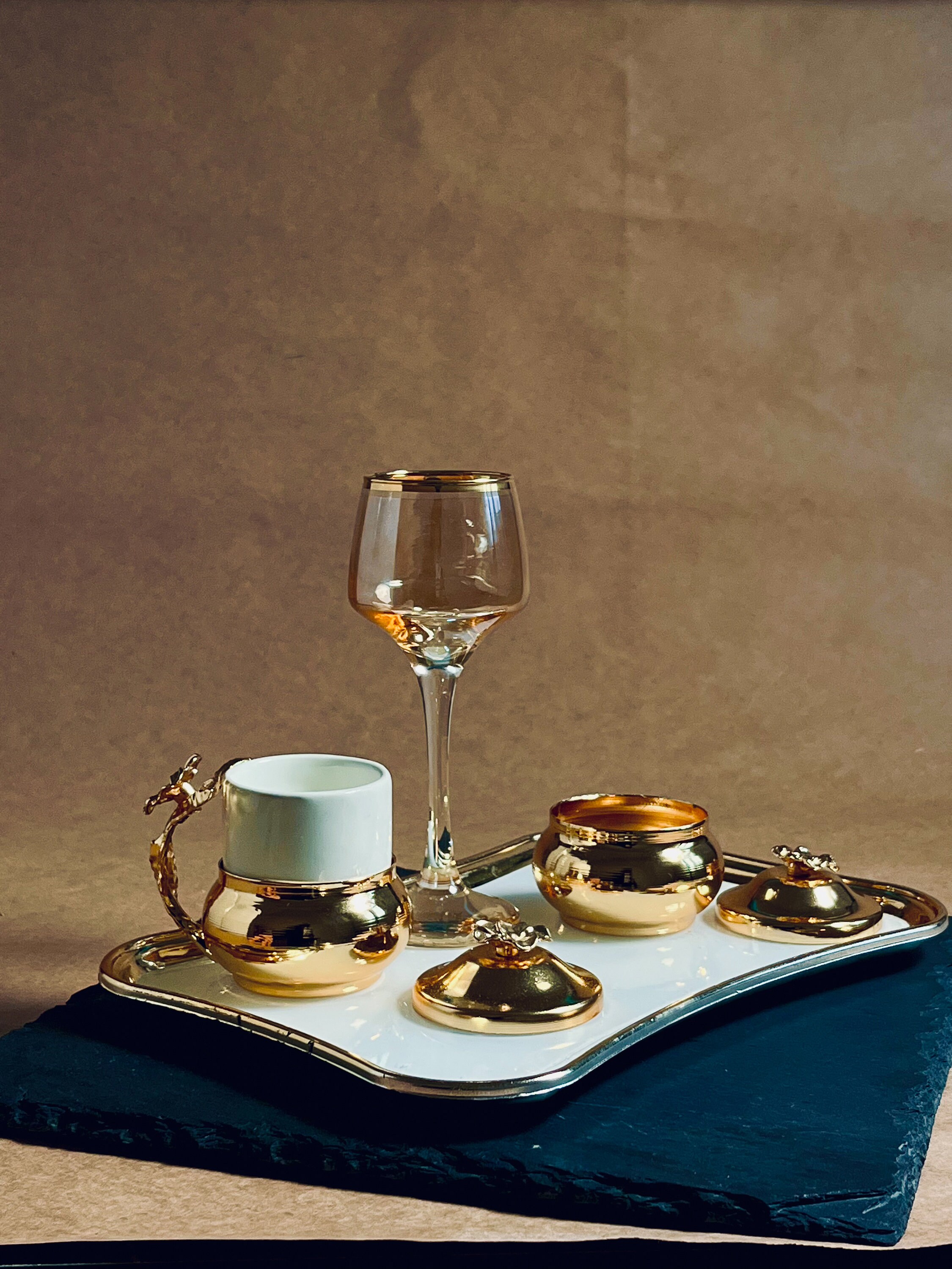 Turkish Coffee Set, Wine Set, Turkish Coffee Cup, Wine Glass, Snack ...