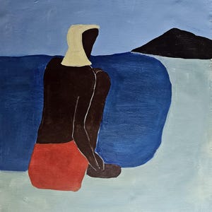 「夢」抽象表現主義 油彩画 サイン入り フランシス・ベーコン 直筆サイン入り油絵 抽象表現主義 イギリス美術