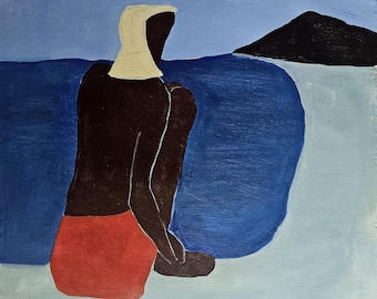 Milton Avery Signed Vintage Painting Modernist Abstract Art