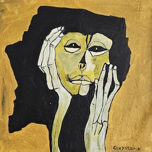 Oswaldo Guayasamín Pintura Firmada Expresionista Arte Latinoamericano
