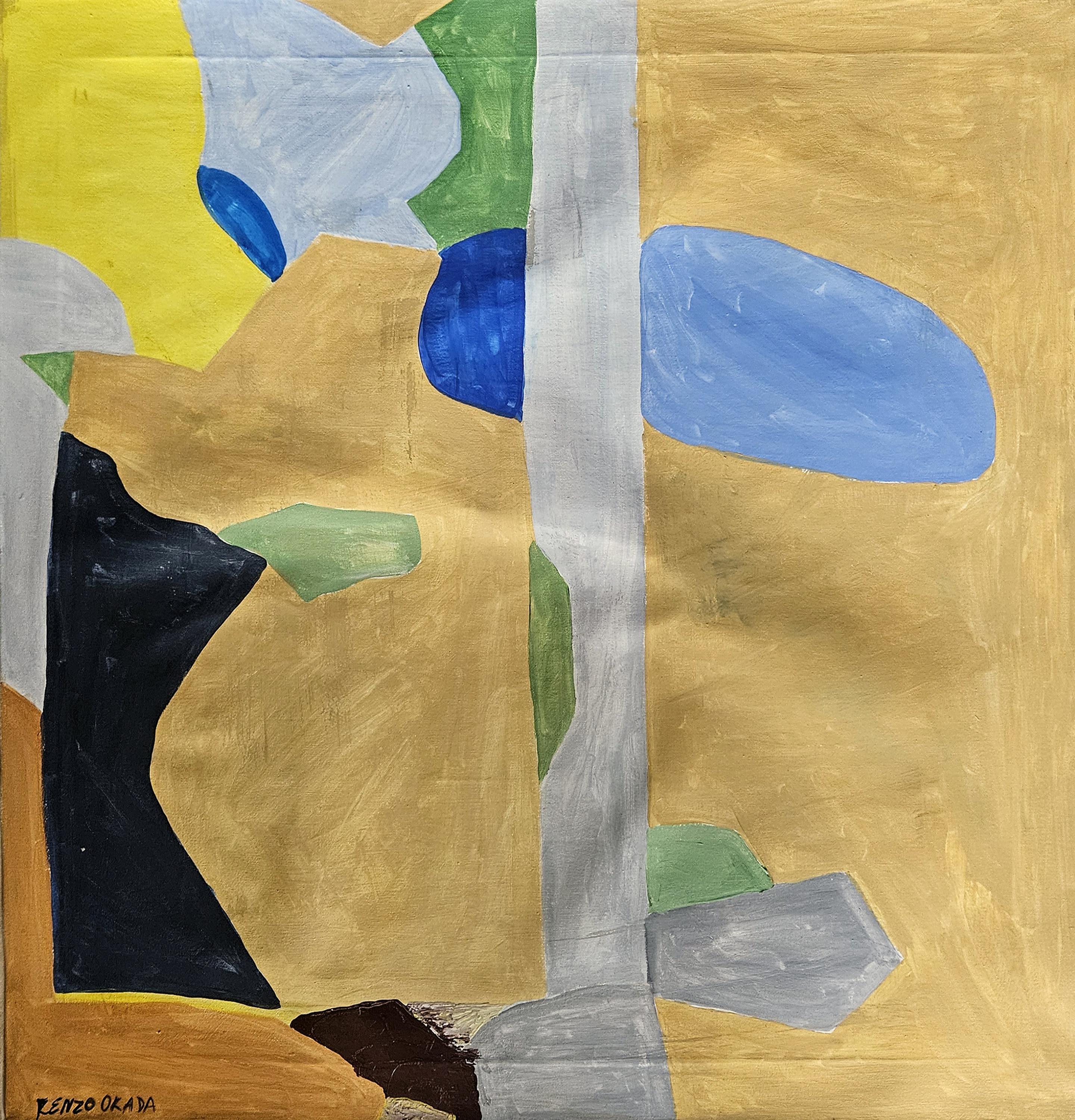 辰　oilpainting from Japan Shingo Honda, Japanese Hawaiian Zen Master Abstract