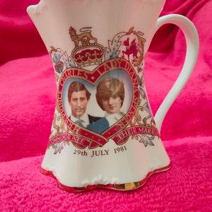 Vintage Royal Wedding Charles & Di Commemorative Fine Bone China Mug by Brosnic.