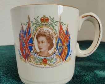 Alfred Meakin England to celebrate the Coronation Of HM Queen Elizabeth II Mug June 2nd 1953