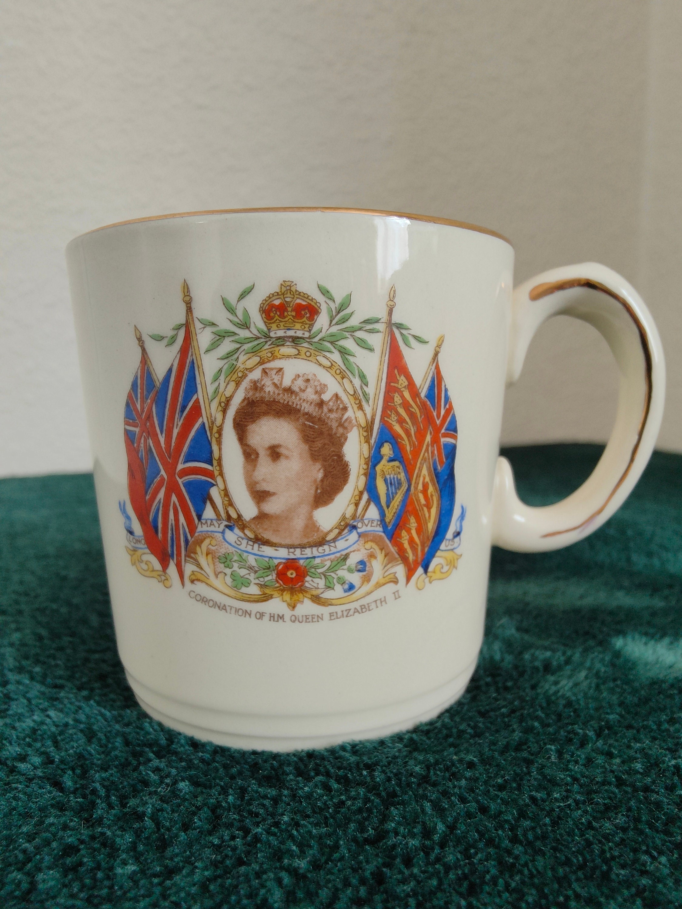 Coronation mug 1953 - Etsy 日本