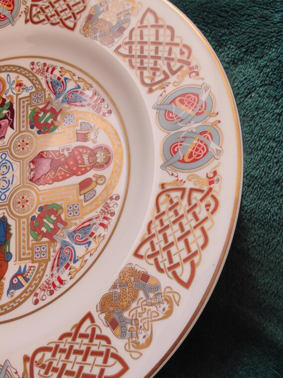 Vintage Spode Celtic Collector's Piece - the Kells Plate - Etsy Sweden