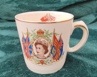 Alfred Meakin England to celebrate the Coronation Of HM Queen Elizabeth II Mug June 2nd 1953