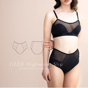 LIZZIE Highwaist Slip - PDF Sewing Pattern & Sewing Instructions E-Book (E-Book in German)