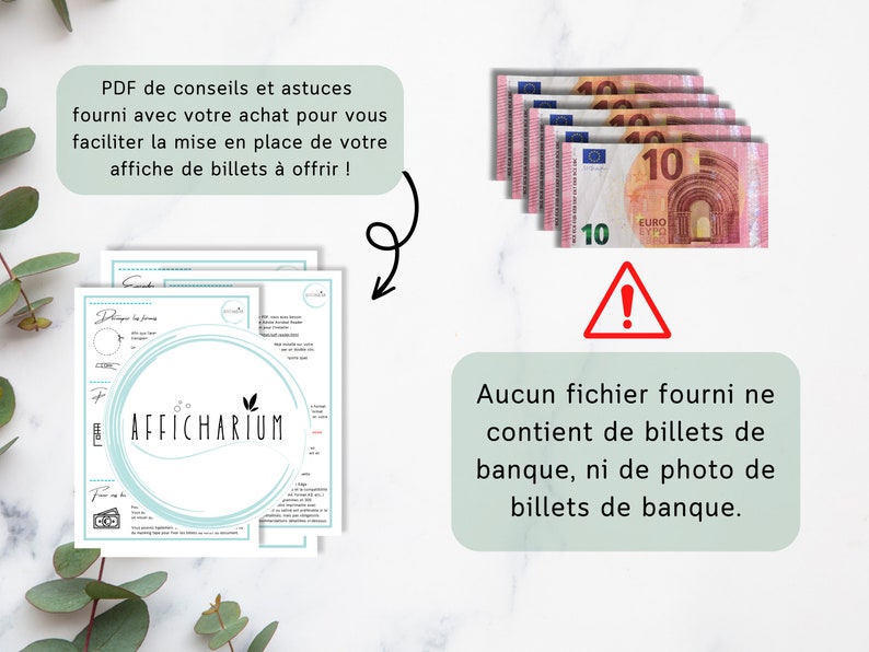 Cadeau de Noël argent, ton premier million, affiche message surprise pour billets à offrir, téléchargement immédiat À IMPRIMER image 6