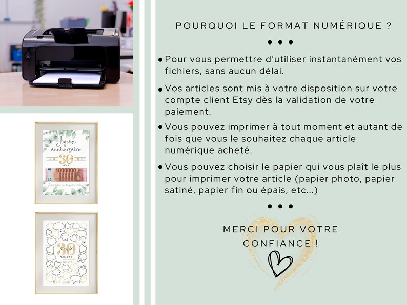 Carte anniversaire 30 ans "coup dur" déambulateur | carte humour anniversaire 30 ans femme / homme | Téléchargement immédiat | À IMPRIMER image 5