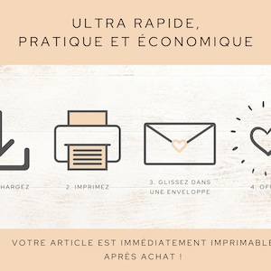 Carte humour pour départ de collègue "bonne chance..." | Carte amitié collègue | Carte au revoir | Téléchargement immédiat | À IMPRIMER image 10