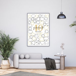 Affiche anniversaire 40 raisons pour lesquelles on t'adore, cadeau 40 ans, carte anniversaire, décoration anniversaire 40 ans À IMPRIMER immagine 5