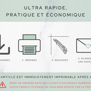 Carte anniversaire 30 ans "coup dur" déambulateur | carte humour anniversaire 30 ans femme / homme | Téléchargement immédiat | À IMPRIMER image 7