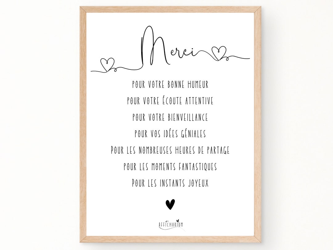 Coffret Cadeau Départ Collègue - Sac Fourre-tout, Carnet Spirale, Porte-clés Cœur, Stylo Bois - Message 'Merci Pour Tout'