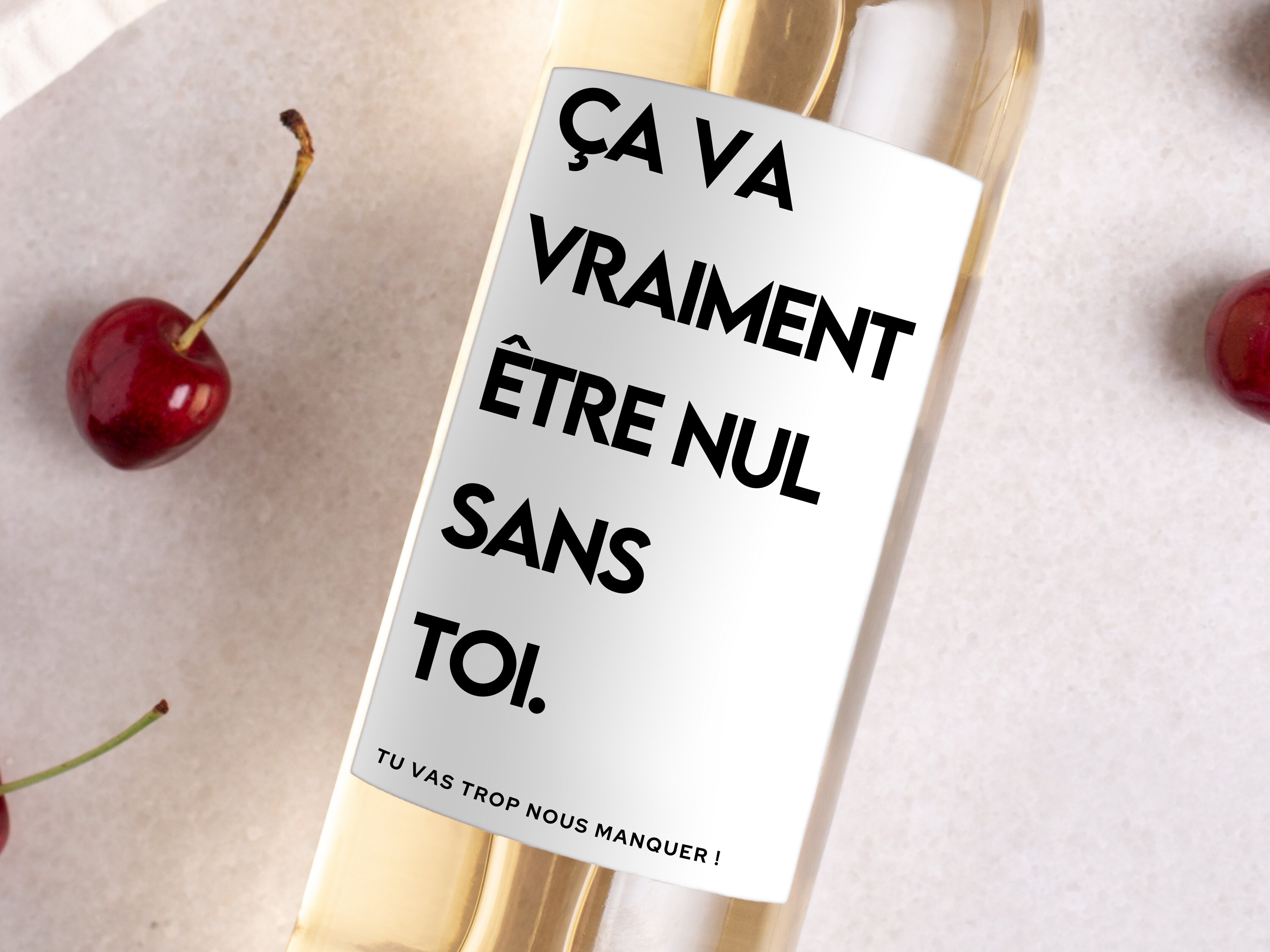 4 Étiquettes à Vin Humoristiques "Super Collègue" - Autocollants Pour Bouteille, Cadeau Départ, Anniversaire, Retraite - 5