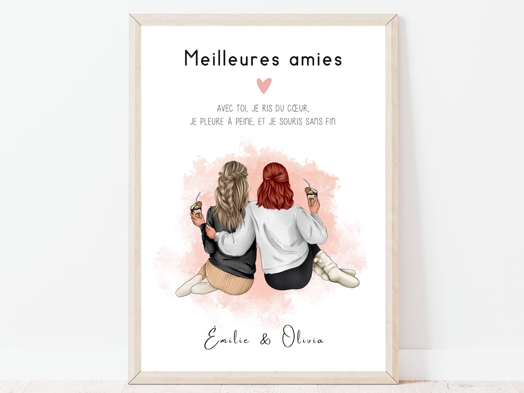 Nous Sommes Meilleures Amies - Câlin De Poche Personnalisé Femme