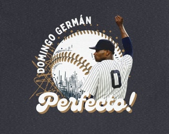 Perfect Game Shirt, Perfect Game Baseball Shirt, Domingo Shirt, Domingo German, Baseball Shirt, New York Baseball, New York Shirt, Pitcher