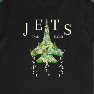 Jets Flower Shirt, Jets Shirt, New York Football, Football Shirt, Jets Gift, Jets Fan, Take Flight Shirt, Jets Girl, New York Jets