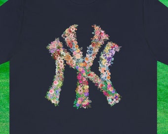 New Era///New York Yankees flower backprint Tシャツ New Era///New York Yankees flower backprint Tシャツ