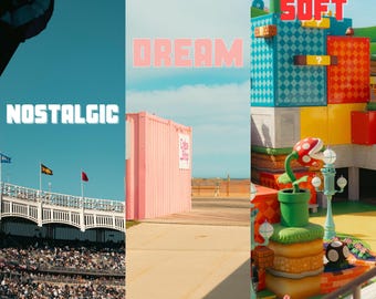 Premium Lightroom Presets Bundle, Old School Presets, Film Style Presets, Fujifilm Style, Wes Anderson Presets, Lightroom Presets, Nostalgic