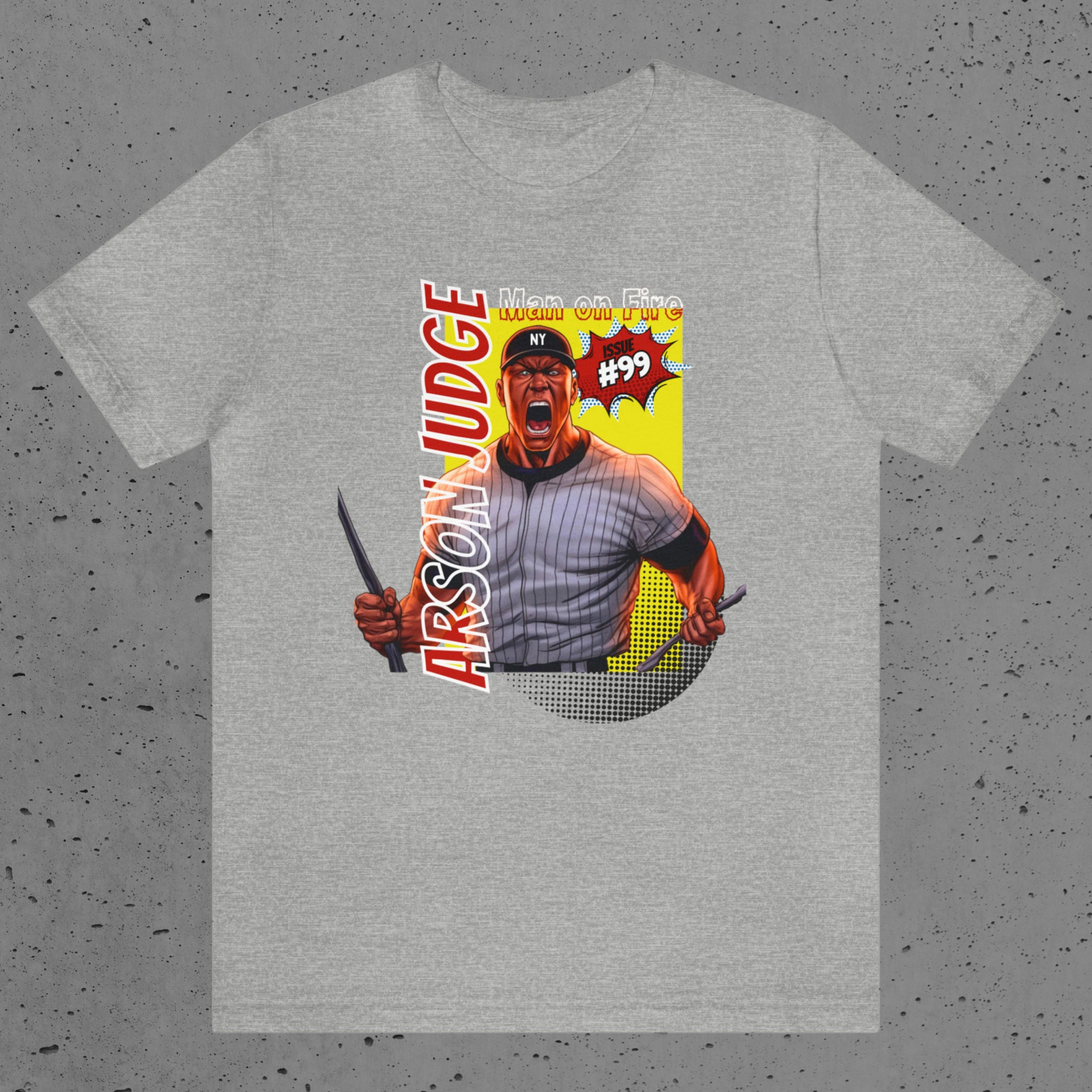 Comic Book Shirt Judge Shirt New York Shirt Baseball Shirt 