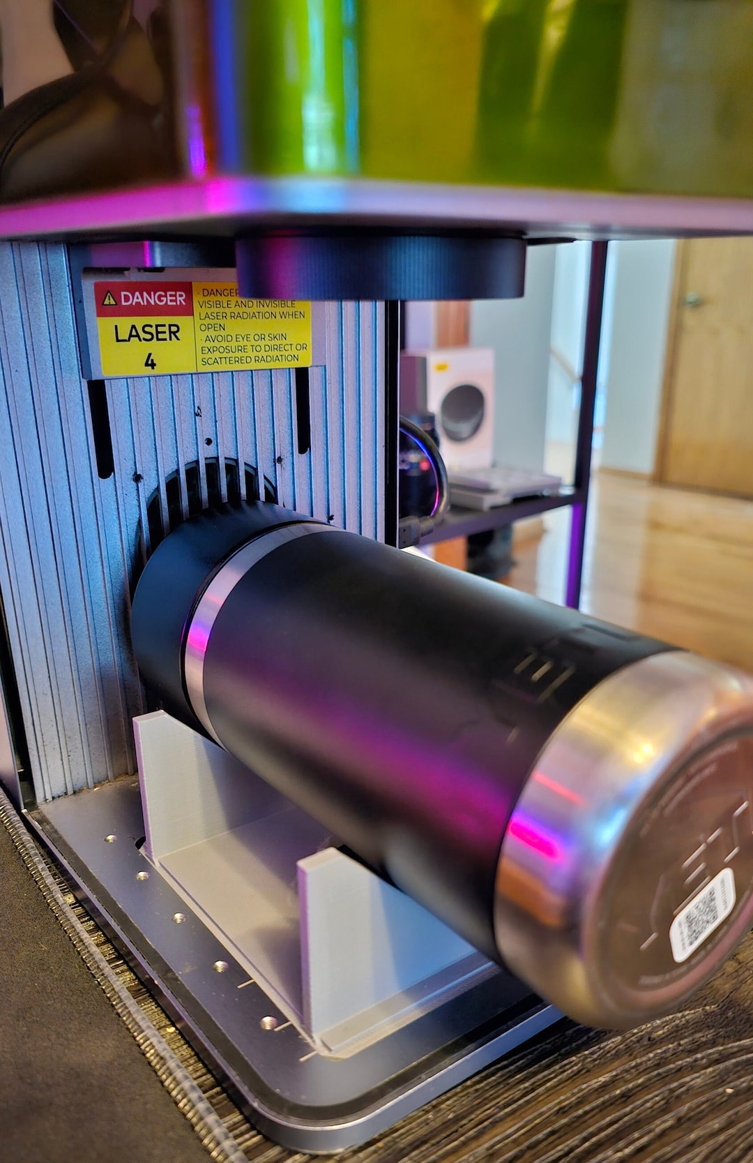See Videogalvo Fiber Co2 UV Laser Engraver Adjustable Alignment Fence Guide  mini Half Size Version Jig Accessories 
