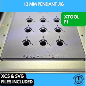 12 mm Pendant Jig xTool F1 Laser Engraver