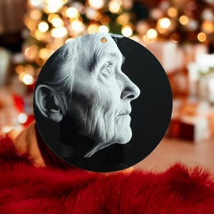 Custom Acrylic Ornament, Personalized Ornament, Black  Acrylic Ornaments, Custom Ornament, Acrylic Ornament, First Christmas, Christmas