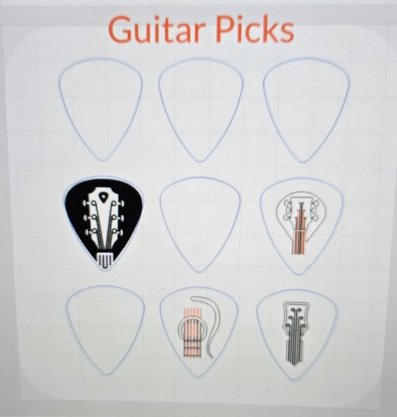 Guitar Pick Jig Xtool F1 Laser Engraver - Etsy