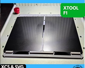 Dual Card Jig xTool F1 Laser Engraver, 3D Printed Jig, xTool Fiber Laser Jig, Laser Jig, Laser Template, Fiber Jig, XCS File
