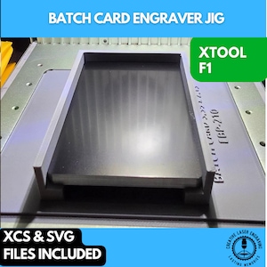 Batch Card Engraver Jig xTool F1 Laser Engraver