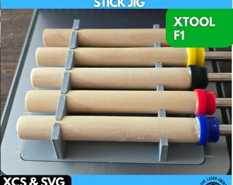 S'more / Marshmallow Roasting Stick jig  xTool F1 Laser Engraver