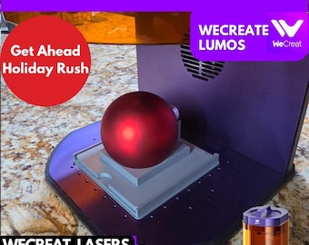 Wecreat Lumos Ornament, 60-67 Ornament, 80 ornament jig, Fiber Laser Jig, Laser Jig, Fiber Jig, XCS File,