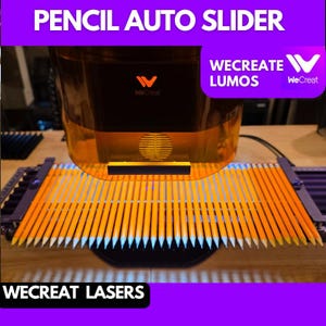 WeCreat Lumos SLIDERVERSIE Potlood en penmal met uitlijning Lumos-lasergraveerder, Lumos-laser, WeCreat lumos, lumos-potloodmal