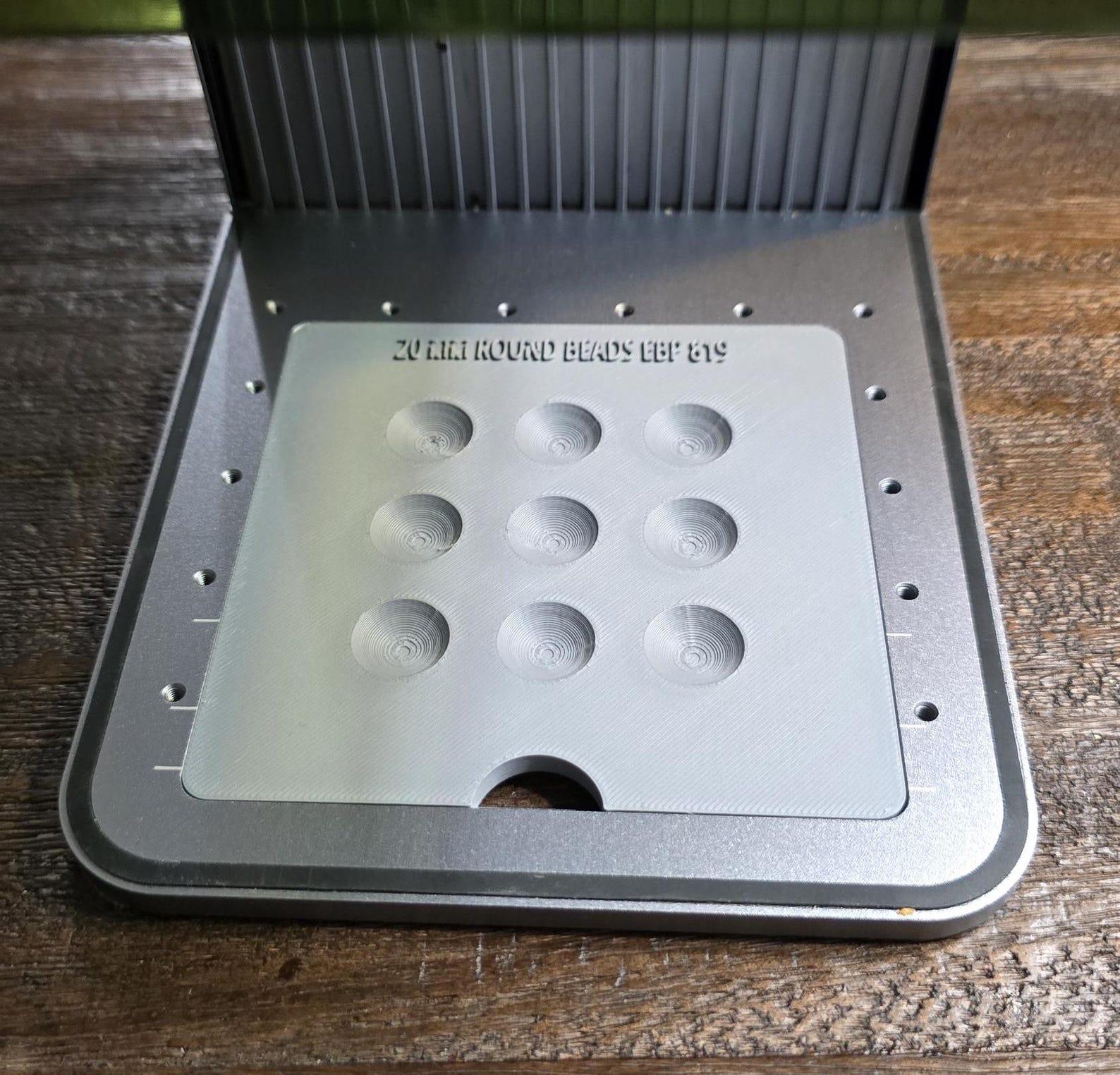 20 Mm Bead Jig With Alignment Xtool F1 Laser Engraver, 3D Printed Jig ...