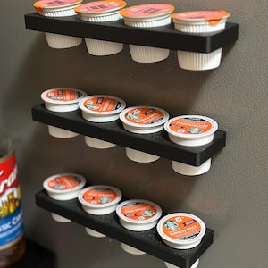 3D Printed Magnetic K-Cup Holder, Coffee Pod Organizer for Keurig, Space Saving Fridge Mount Rack, Kitchen Coffee Bar Storage, Coffee Pod