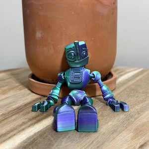 3D Printed Articulated FOKO Bot - Flexi Factory Robot Desk Toy