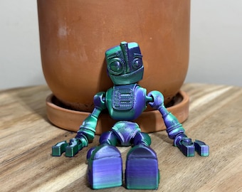 Flexi File Flexi Factory Articulated STL Robot Decor 3D Printed Flexi Fidget Fokos Desk Accessories Christmas Gifts Cool Prints