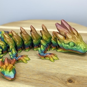 3d printed dragon, 3d golden dragon, 3d printed dragon egg, Dragon fidget, gem dragon, fourth wing dragon, 3D Printing Gift ideas, dragons