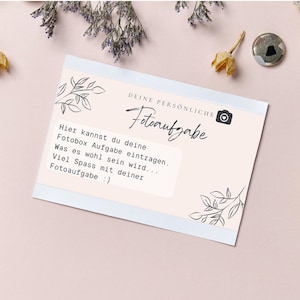 DIY-fotokaarten - voor je eigen fototaken om in te vullen, af te drukken en te knippen - bijvoorbeeld voor bruiloften of verjaardagen