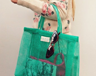 Vietnamese Eco Plastic Shopping Bag Made From Fish Mesh | Beach Bag | Travel Bag | Zero-Waste Shopping Bag