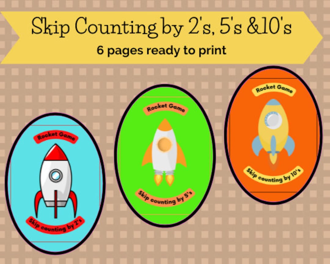Skip Counting Math Worksheets 1st Grade Homeschool Printable