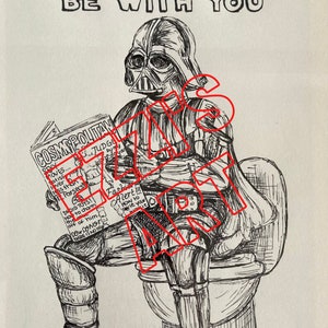 Darth Vader Bathroom Sign