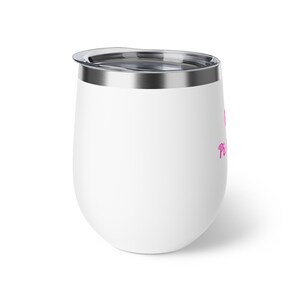 Bicchiere da vino Pickleball, regalo per la mamma, tazza isolata da 12 once, regalo per la mamma, regalo per lei, bicchiere da vino in acciaio inossidabile immagine 10
