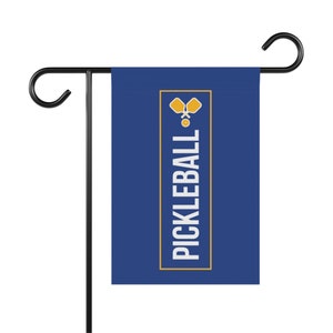 Pickleball Blue Yard Flag | Pickleball Gift for Him, Gift for Dad | Pickleball Garden & House Banner, Pickleball Decor