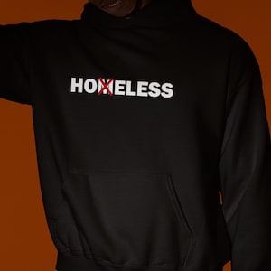Hoeless Hoodie, Homeless Hoodie, Funny Hoodie, Funny Gift, Hoodie For Friend, Edgy Hoodie, Gen Z Hoodie, Funny Gag Gift