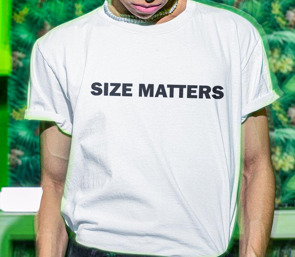Size Matters Shirt, Funny Shirt, Funny Gift, Shirt For Friend, Funny Gag Gift, Edgy Tee, Gen Z Shirt